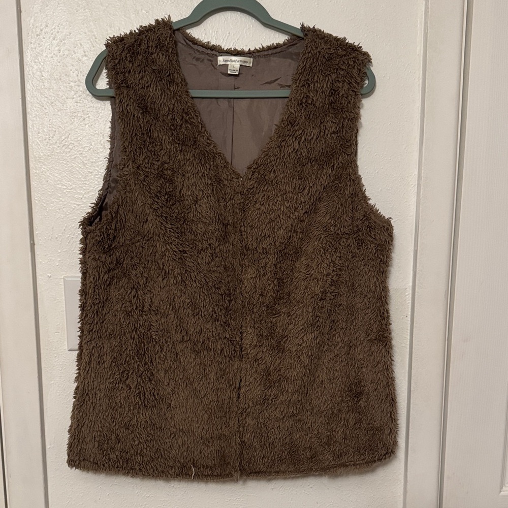 John Paul Richard fuzzy vest